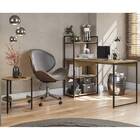 Conjunto Com Mesa Para Escritório 02 Peças Linha Industrial C