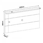 Conjunto Com Rack Com Painel Para Tv Até 60 Polegadas E Mesa