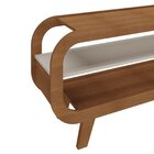 Conjunto Com Rack Para Tv, Mesa De Centro E Mesa De Apoio The