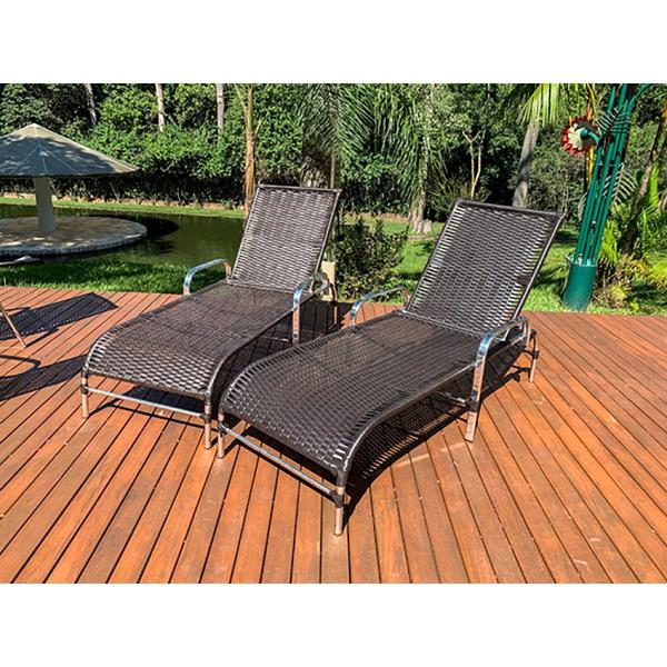 Conjunto Combo Piscina Jogo De Mesa E Espreguicadeira Area De Lazer Para Mesa Varanda Aluminio Leroy Merlin