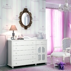 Conjunto Comoda Berço Imperial Clara Branco