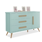 Conjunto Comoda Berço Lorenzo Menta
