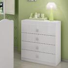 Conjunto Cômoda E Berço Riverside Branco