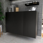 Conjunto Completa Armário Aereo E Aparador Buffet Suspenso Or