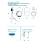 Conjunto Completo P/ Caixa Acoplada Com Acionamento Superior