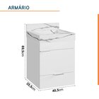 Conjunto Completo Para Banheiro Club Kit 40cm