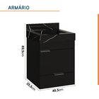 Conjunto Completo Para Banheiro Club Kit 40cm