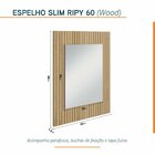 Conjunto Completo Para Banheiro Slim Kit Ripy 60cm Wood