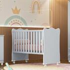 Conjunto Completo Quarto Infantil India Cinza Acetinado