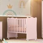 Conjunto Completo Quarto Infantil India Rosa Acetinado