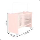 Conjunto Completo Quarto Infantil India Rosa Acetinado