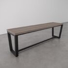 Conjunto Concept Mesa 180x90cm 1 Banco 3 Lugares 150cm E 3 Ba