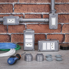Conjunto Condulete 1" 1 Tomada + Interruptor Simples Tipo XPW
