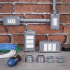 Conjunto Condulete 1" 2 Interruptores Simples Tipo XPW 20