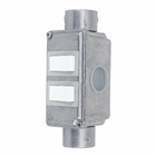 Conjunto Condulete 1" 2 Interruptores Simples Tipo XPW 20