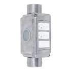 Conjunto Condulete 1" 2 Tomadas + Interruptor Simples Tipo XPW