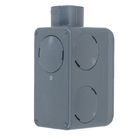 Conjunto Condulete 3/4" 2 Tomadas 10A PVC Wetzel