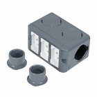 Conjunto Condulete 3/4" 3 Tomada 10A PVC Wetzel