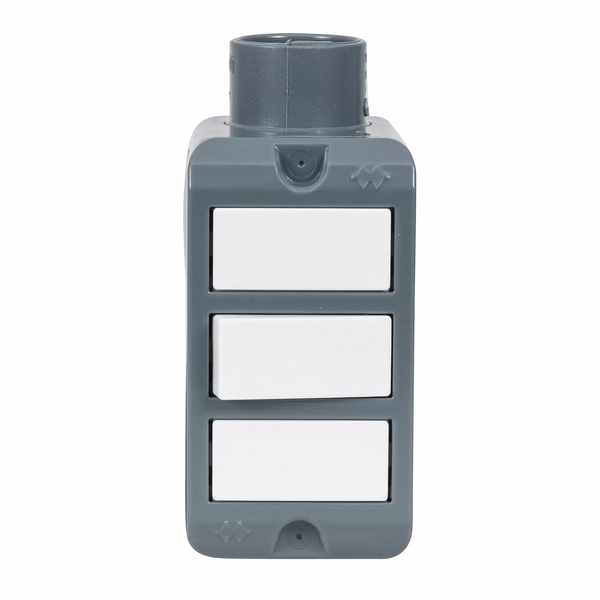 Conjunto Condulete 3/4" Interruptor Simples PVC Wetzel