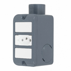 Conjunto Condulete 3/4" Tomada 20A PVC Wetzel