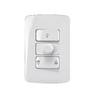 Conjunto Controle De Ventilador Bivolt Branco B3 - Margirius