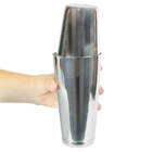 Conjunto Coqueteleira Boston Inox 750ml E 500ml Hauskraft