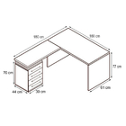 Conjunto Corporativo 25mm 1,60 X 1,80 X 0,77 Esquerdo Terrarum