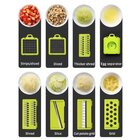 Conjunto Cortador E Ralador Multifuncional Manual 16 Peças