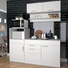 Conjunto Cozinha Compacta 5 Portas E 2 Gaveta Marajó Nova Mob