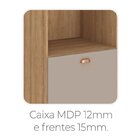 Conjunto Cozinha Modulada Com Rack E Painel Para Tv 60 Polega