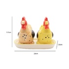 Conjunto Criativo De Saleiro E Pimenteiro Em Cerâmica P- Cozi