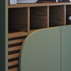 Conjunto Cristaleira 2 Portas De Vidro Jurerê E Buffet Para S