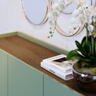 Conjunto Cristaleira 2 Portas De Vidro Jurerê E Buffet Para S