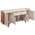 Conjunto Cristaleira Bar Adega E Buffet Aparador Balcão Albân