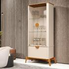 Conjunto Cristaleira E Buffet Alamo Off White Nature