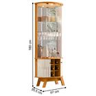 Conjunto Cristaleira E Buffet Hamilton Cinamomo Off White