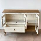 Conjunto Cristaleira Madeira Maciça E Balcão Rústico Branco G