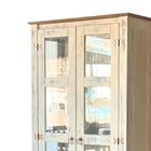 Conjunto Cristaleira Madeira Maciça E Balcão Rústico Branco G