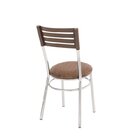 Conjunto Cromado Mesa Quadrada Com Tampo E 4 Cadeiras Com Ass