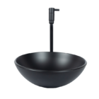 Conjunto Cuba Pia Redonda 35cm Banheiro Lavabo + Torneira Lin