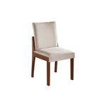 Conjunto Dallas 90cm 4 Cadeiras Mônaco Yescasa Castanho Prêmi