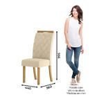 Conjunto De 02 Cadeiras Estofadas Labelle Henn