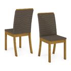 Conjunto De 04 Cadeira Para Sala De Jantar Isa Bege - Henn