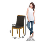 Conjunto De 06 Cadeiras Estofadas Dina Henn