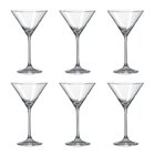 Conjunto De 06 Taças Cristal Dry Martini 210ml Oxford