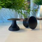 Conjunto De 10 Puxadores 200 Tucson Ponto Preto Fosco Para M