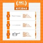 Conjunto De 1 Panela Solar 16cm 1,4l Com 12 Talheres De Mesa