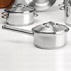 Conjunto De 1 Panela Solar 16cm 1,4l Com 48 Talheres De Mesa