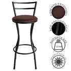 Conjunto De 2 Banquetas Alta Home De Aço De Carbono