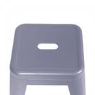 Conjunto De 2 Banquetas Baixa 6607- Or Design - Cinza